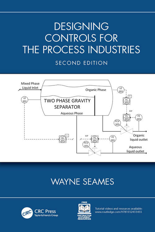 Book cover of Designing Controls for the Process Industries (2)