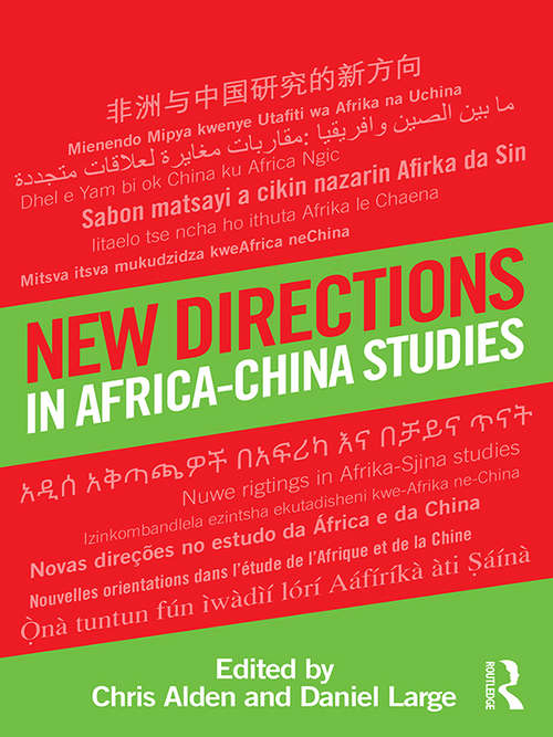 Book cover of New Directions in Africa–China Studies