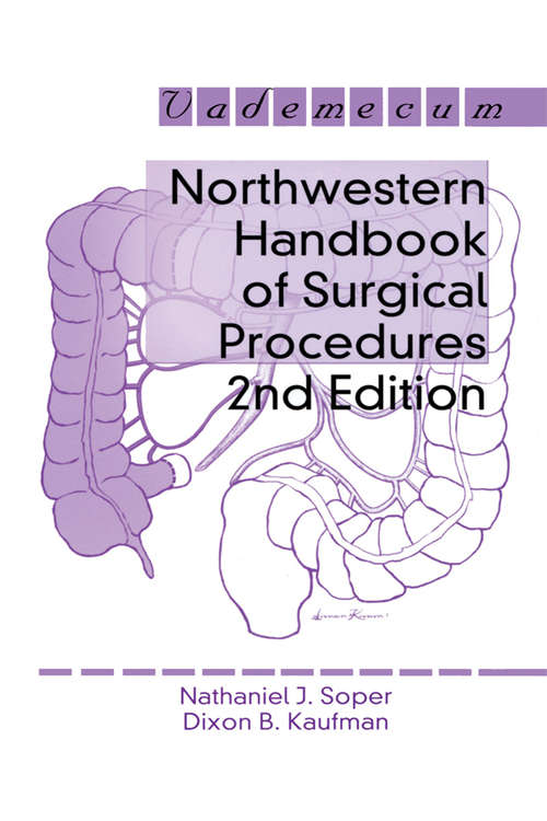 Book cover of Northwestern Handbook of Surgical Procedures