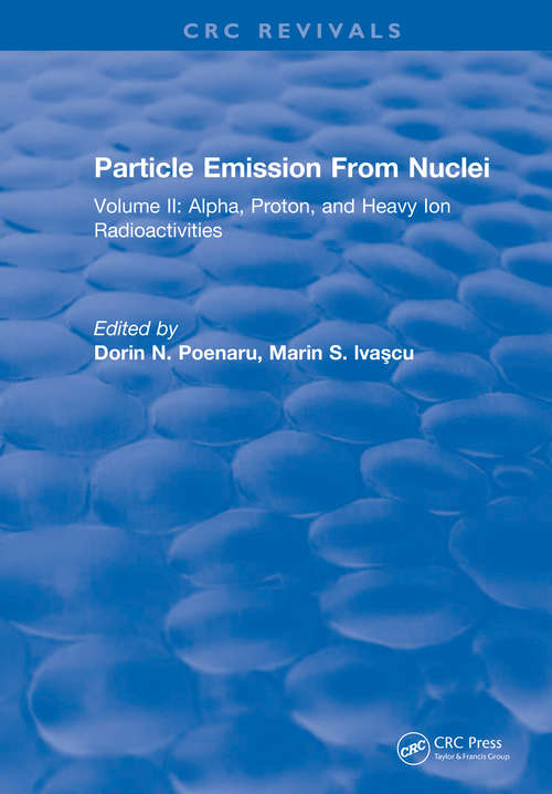 Book cover of Particle Emission From Nuclei: Volume III: Fission and Beta-Delayed Decay Modes