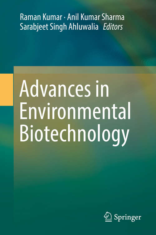 Book cover of Advances in Environmental Biotechnology