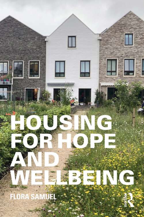 Book cover of Housing for Hope and Wellbeing