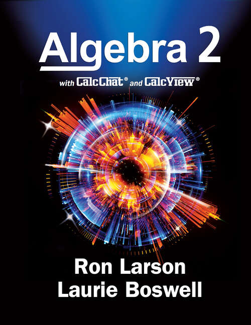 Book cover of Big Ideas Math 2022 Algebra 2