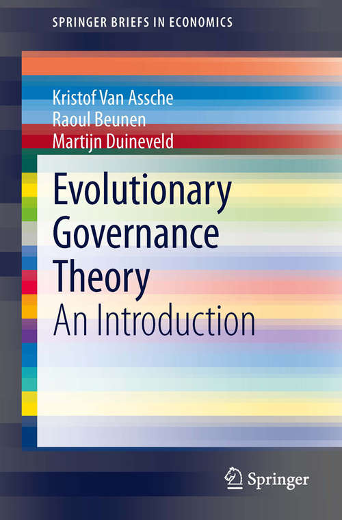 Book cover of Evolutionary Governance Theory: An Introduction