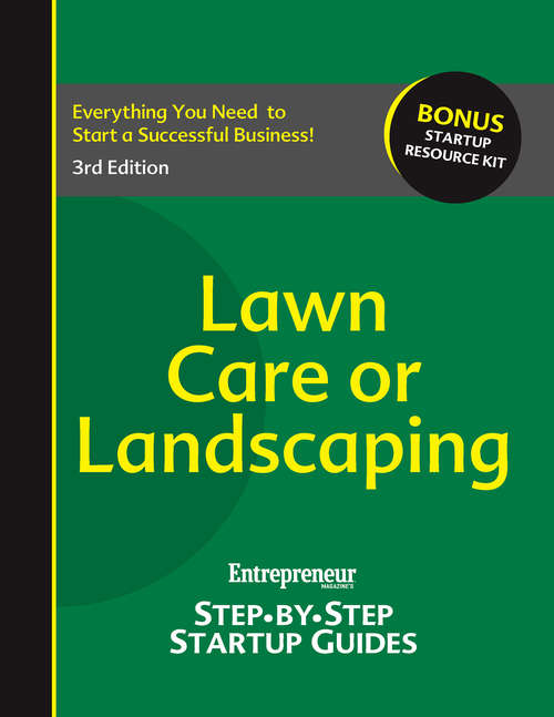 Book cover of Lawn Care or Landscaping