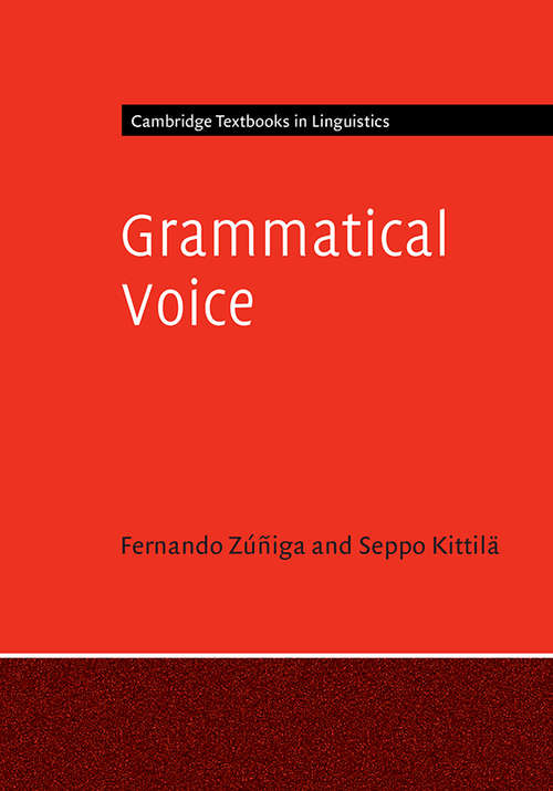 Book cover of Grammatical Voice (Cambridge Textbooks in Linguistics)