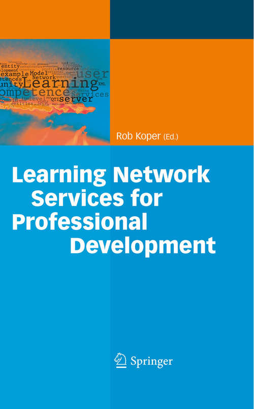 Book cover of Learning Network Services for Professional Development