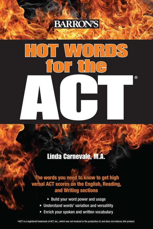 Book cover of Hot Words for the ACT