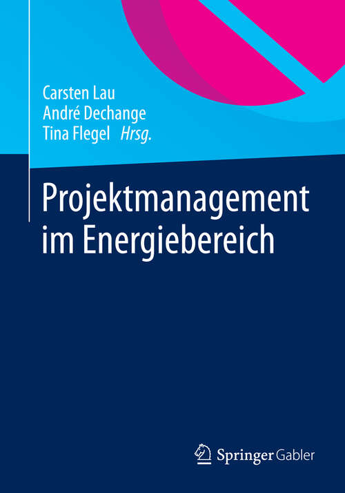 Book cover of Projektmanagement im Energiebereich
