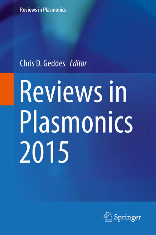 Book cover of Reviews in Plasmonics 2010