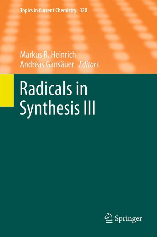 Book cover of Radicals in Synthesis III