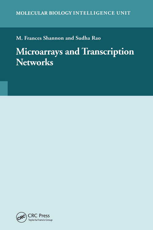 Book cover of Microarrays and Transcription Networks