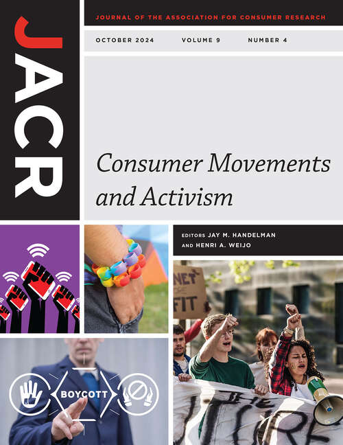 Book cover of Journal of the Association for Consumer Research, volume 9 number 4 (October 2024)