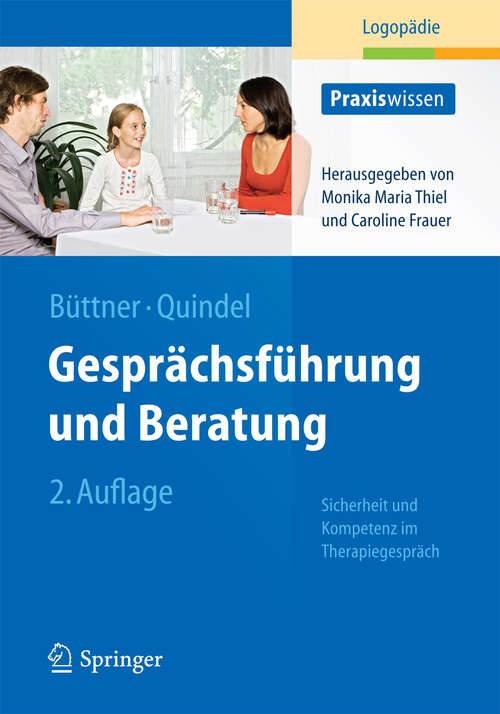 Book cover of Gesprächsführung und Beratung