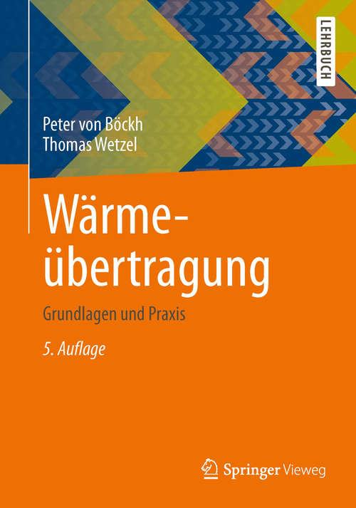 Book cover of Wärmeübertragung