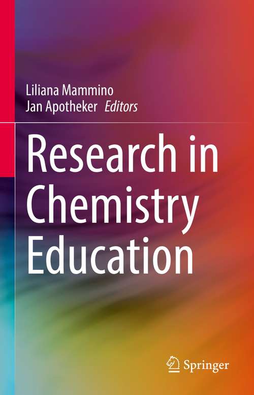 Book cover of Research in Chemistry Education (1st ed. 2021)