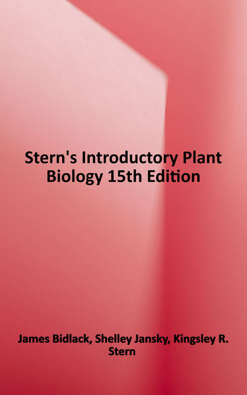 Book cover of Stern's Introductory Plant Biology 15th Edition (15)