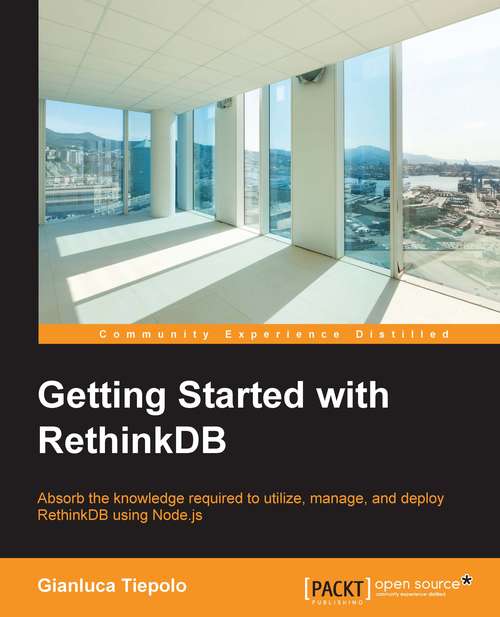 Book cover of Getting Started with RethinkDB