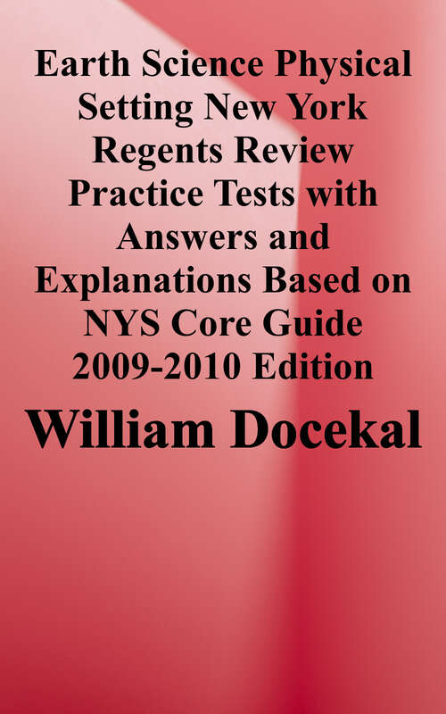 Book cover of Physical Setting Regents Earth Science Practice Tests