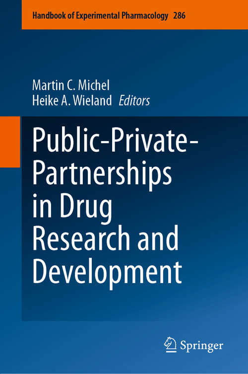 Book cover of Public-Private-Partnerships in Drug Research and Development (Handbook of Experimental Pharmacology #286)