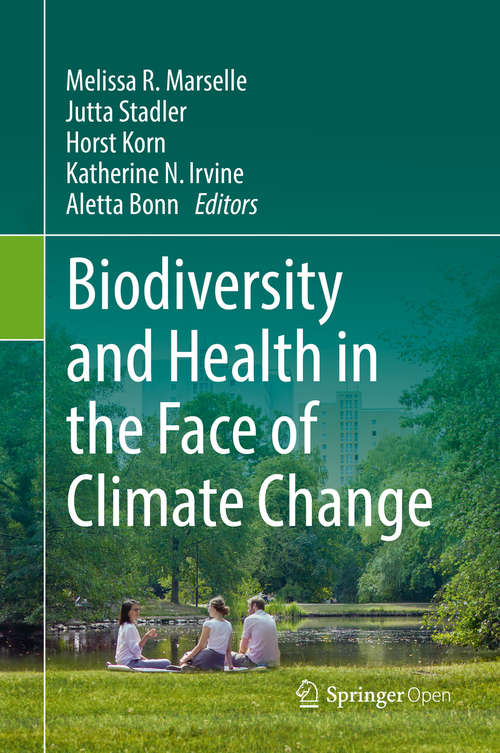 Book cover of Biodiversity and Health in the Face of Climate Change (1st ed. 2019)