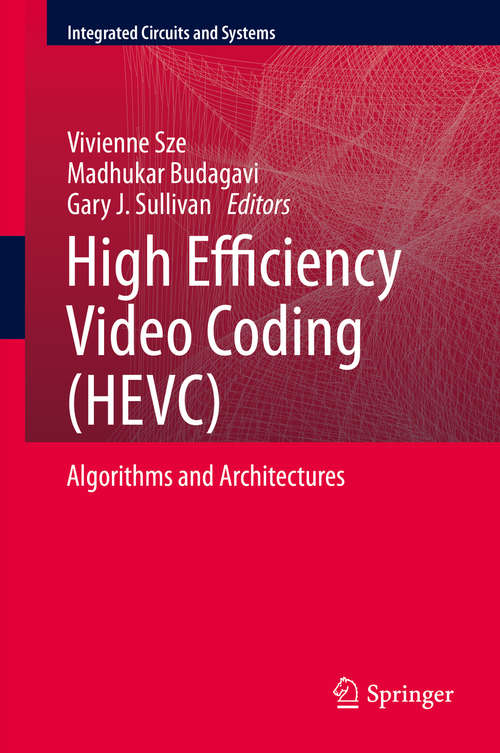 Book cover of High Efficiency Video Coding (HEVC)