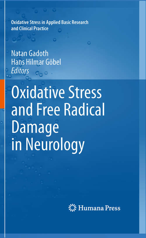 Book cover of Oxidative Stress and Free Radical Damage in Neurology