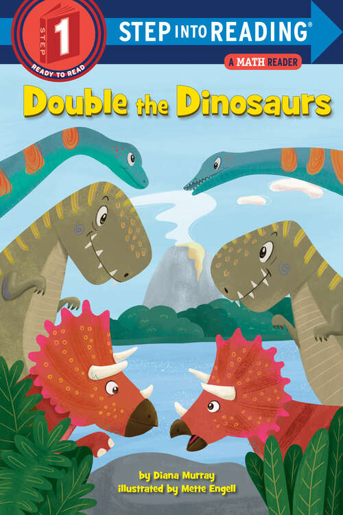 Book cover of Double the Dinosaurs: A Math Reader (Step into Reading)